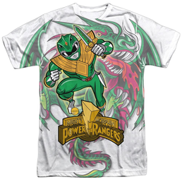 Mighty Morphin Power Rangers Dragon Power - Men's All-Over Print T-Shirt Men's All-Over Print T-Shirt Power Rangers   