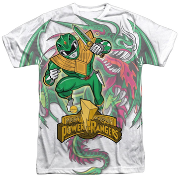 Mighty Morphin Power Rangers Dragon Power - Men's All-Over Print T-Shirt Men's All-Over Print T-Shirt Power Rangers   