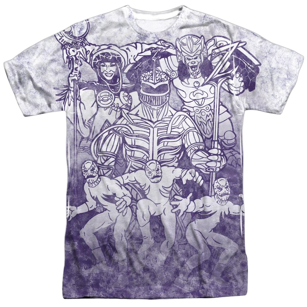 Power Rangers Baddies Sub - Men's All-Over Print T-Shirt Men's All-Over Print T-Shirt Power Rangers   
