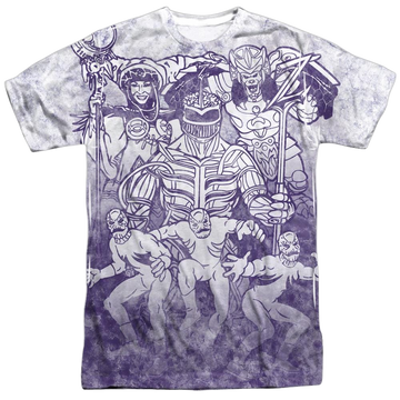 Power Rangers Baddies Sub - Men's All-Over Print T-Shirt Men's All-Over Print T-Shirt Power Rangers   
