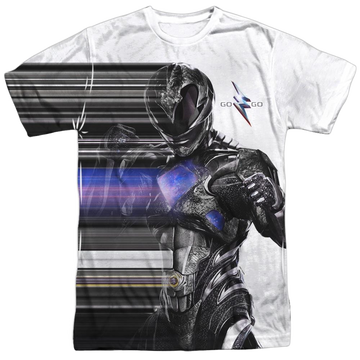 Power Rangers Movie Black Streak - Men's All-Over Print T-Shirt Men's All-Over Print T-Shirt Power Rangers   