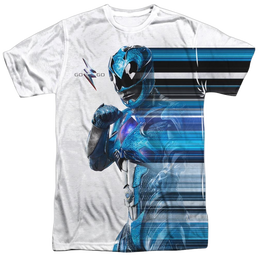 Power Rangers Movie Blue Streak - Men's All-Over Print T-Shirt Men's All-Over Print T-Shirt Power Rangers   