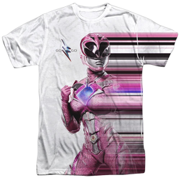 Power Rangers Movie Pink Streak - Men's All-Over Print T-Shirt Men's All-Over Print T-Shirt Power Rangers   