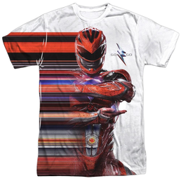 Power Rangers Movie Red Streak - Men's All-Over Print T-Shirt Men's All-Over Print T-Shirt Power Rangers   