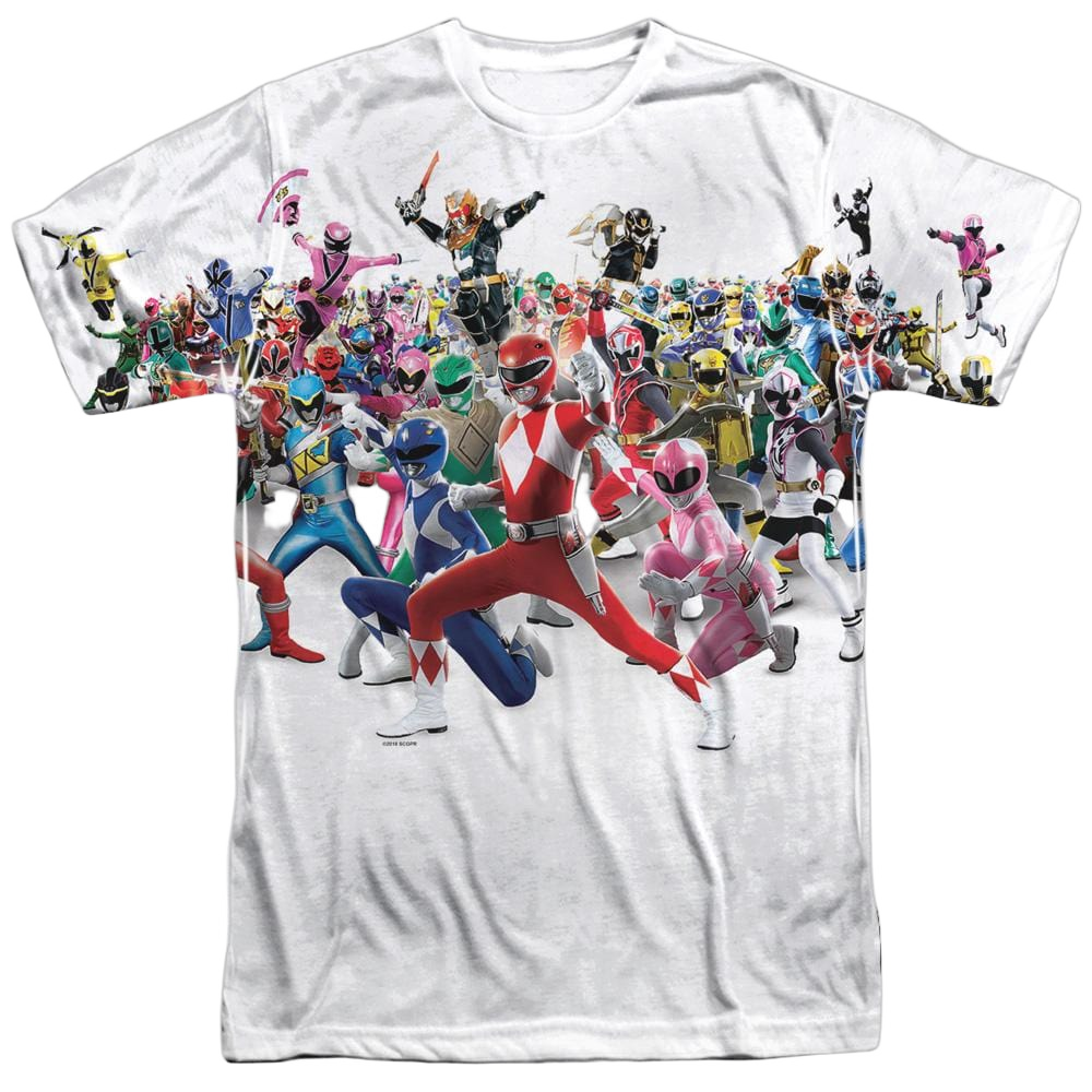 Mighty Morphin Power Rangers Ranger Overload - Men's All-Over Print T-Shirt Men's All-Over Print T-Shirt Power Rangers   