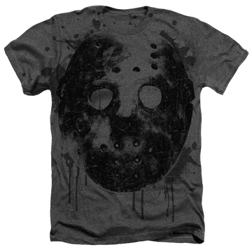 Friday the 13th Mask - Men's All-Over Heather T-Shirt Men's All-Over Heather T-Shirt Friday The 13th   
