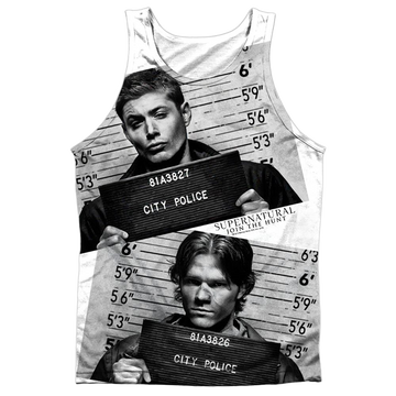 Supernatural Mug Shots men's all-over print tank