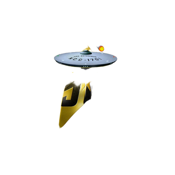 Star Trek The Original Series 50Th Ship (Front/Back Print) pillow case