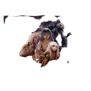 Dark Crystal Painted Poster (Front/Back Print) pillow case