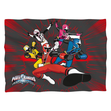 Power Rangers Ninja Steel Ninja Team (Front/Back Print) - Pillow Case Pillow Cases Power Rangers   
