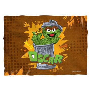 Sesame Street Oscar pillow case