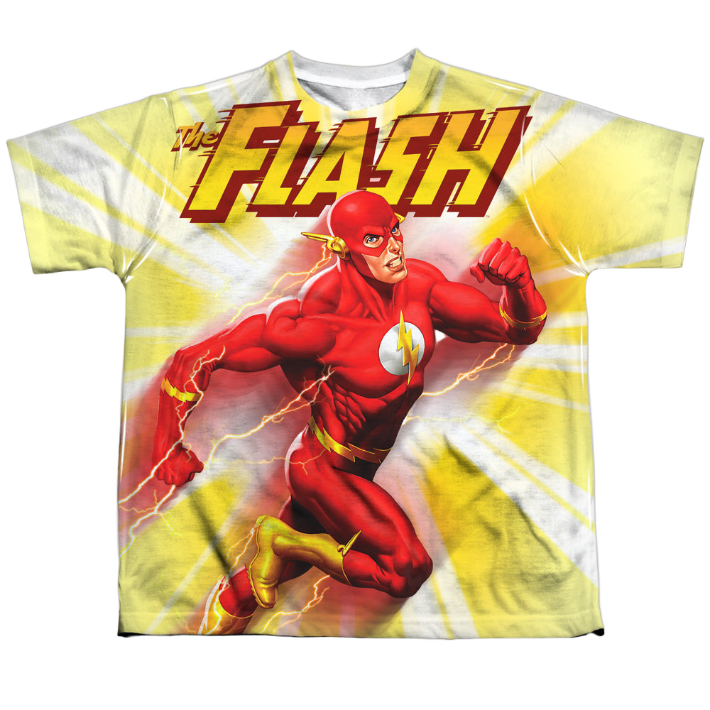 Flash, The Motion Blur - Youth All-Over Print T-Shirt Youth All-Over Print T-Shirt (Ages 8-12) The Flash   