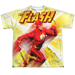 Flash, The Motion Blur - Youth All-Over Print T-Shirt Youth All-Over Print T-Shirt (Ages 8-12) The Flash   