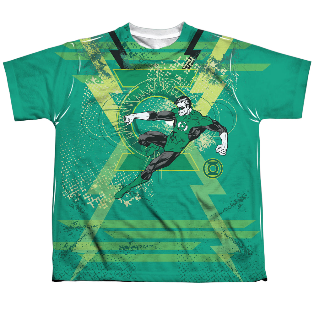 Green Lantern Weild The Logo - Youth All-Over Print T-Shirt Youth All-Over Print T-Shirt (Ages 8-12) Green Lantern   