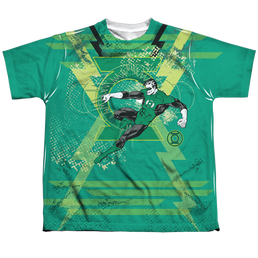 Green Lantern Weild The Logo - Youth All-Over Print T-Shirt Youth All-Over Print T-Shirt (Ages 8-12) Green Lantern   