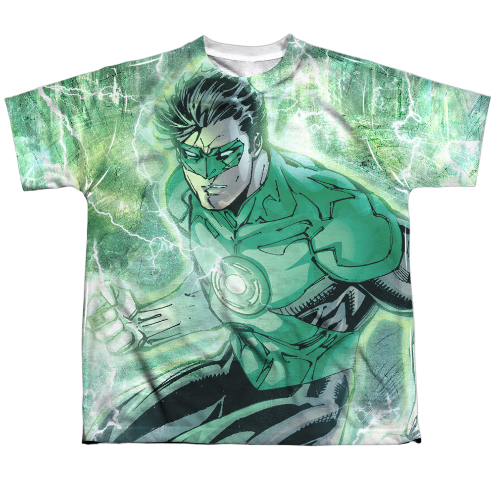 Green Lantern Green Lightning - Youth All-Over Print T-Shirt Youth All-Over Print T-Shirt (Ages 8-12) Green Lantern   