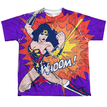 Wonder Woman Wondrful Blast - Youth All-Over Print T-Shirt Youth All-Over Print T-Shirt (Ages 8-12) Wonder Woman   