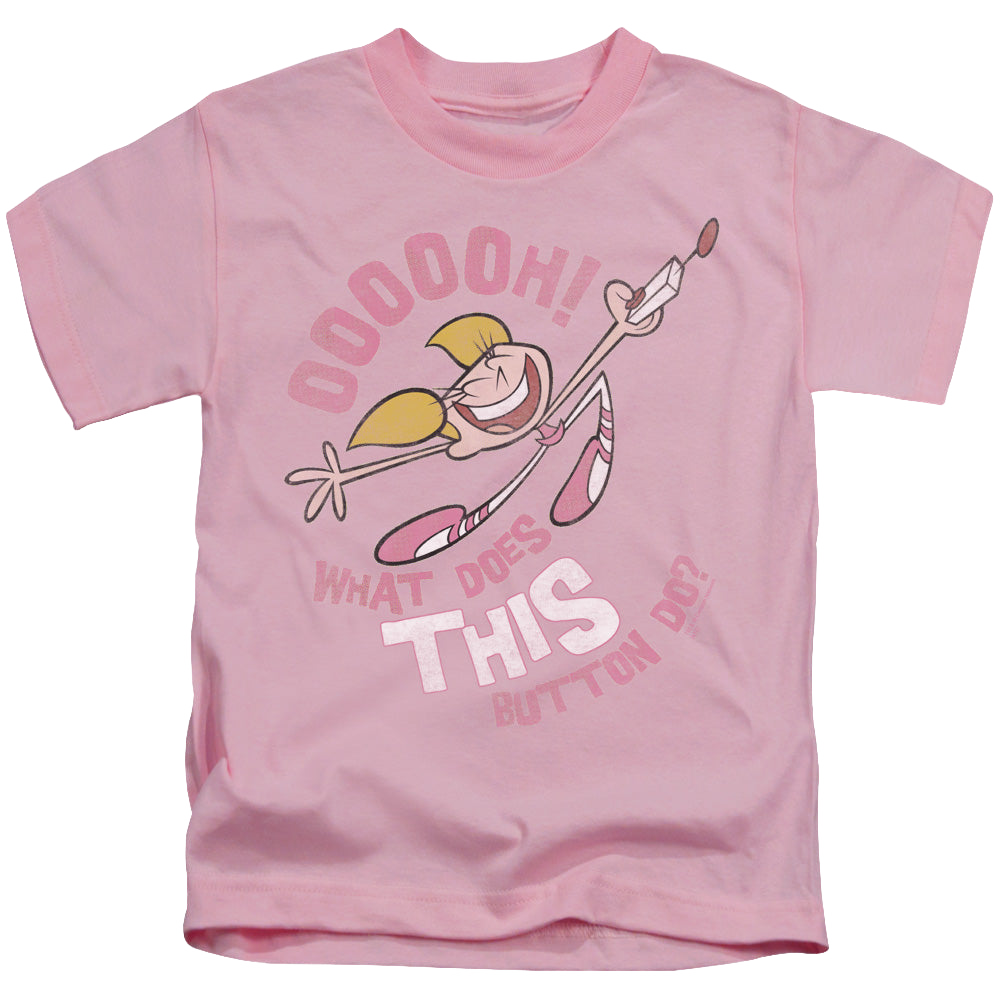 Dexter's Laboratory Button - Kid's T-Shirt Kid's T-Shirt (Ages 4-7) Dexter's Laboratory   