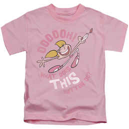 Dexter's Laboratory Button - Kid's T-Shirt Kid's T-Shirt (Ages 4-7) Dexter's Laboratory   
