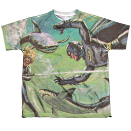 Batman Classic TV Series Underwater - Youth All-Over Print T-Shirt Youth All-Over Print T-Shirt (Ages 8-12) Batman   