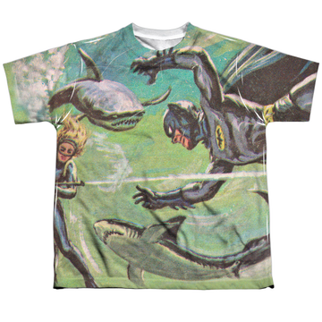 Batman Classic TV Series Underwater youth all-over print t-shirt for ages 8 to 12