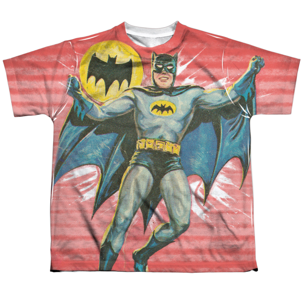 Batman Classic TV Series Wrong Question - Youth All-Over Print T-Shirt Youth All-Over Print T-Shirt (Ages 8-12) Batman   