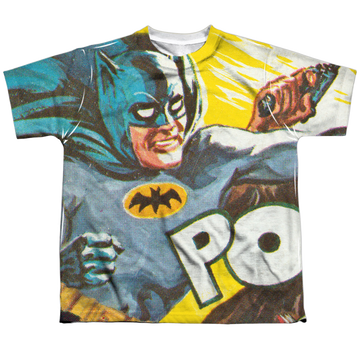 Batman Classic TV Series On The Chin youth all-over print t-shirt for ages 8 to 12