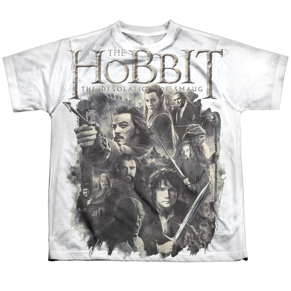 Hobbit Movie Trilogy, The Hollen Amarth - Youth All-Over Print T-Shirt Youth All-Over Print T-Shirt (Ages 8-12) The Hobbit   