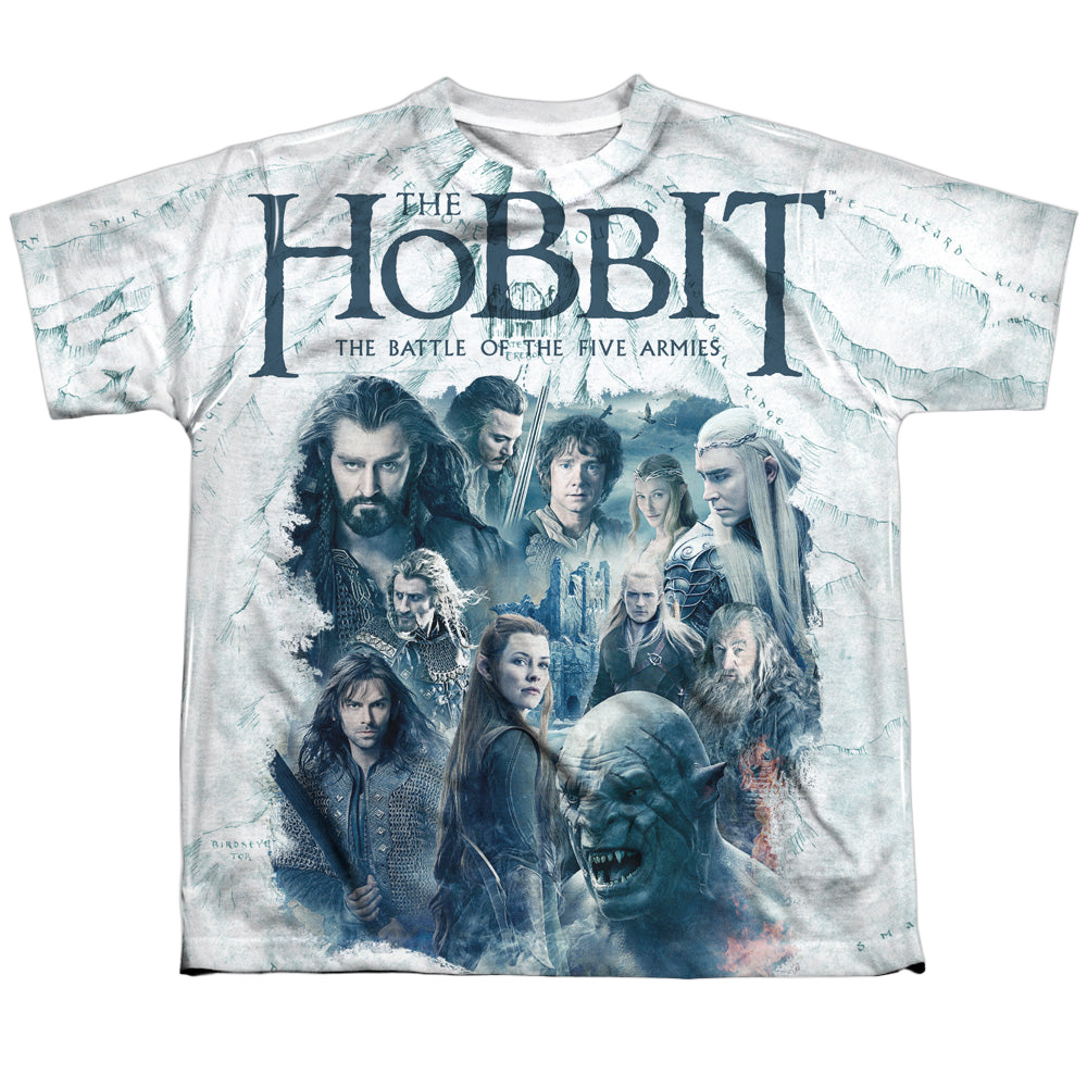 Hobbit Movie Trilogy, The Ready For Battle - Youth All-Over Print T-Shirt Youth All-Over Print T-Shirt (Ages 8-12) The Hobbit   