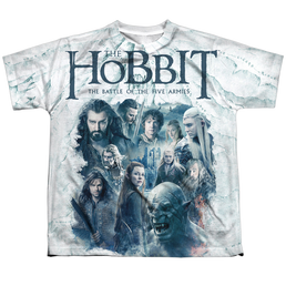 Hobbit Movie Trilogy, The Ready For Battle - Youth All-Over Print T-Shirt Youth All-Over Print T-Shirt (Ages 8-12) The Hobbit   