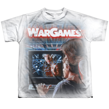 Wargames Poster youth all-over print t-shirt for ages 8 to 12