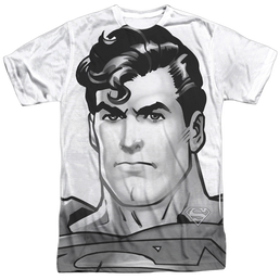 Superman Bw Supes Head - Men's All-Over Print T-Shirt Men's All-Over Print T-Shirt Superman   