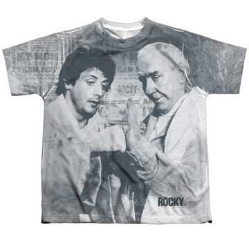Rocky Ready youth all-over print t-shirt for ages 8 to 12