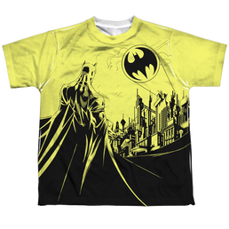 DC Batman Bat Signal - Youth All-Over Print T-Shirt Youth All-Over Print T-Shirt (Ages 8-12) Batman   