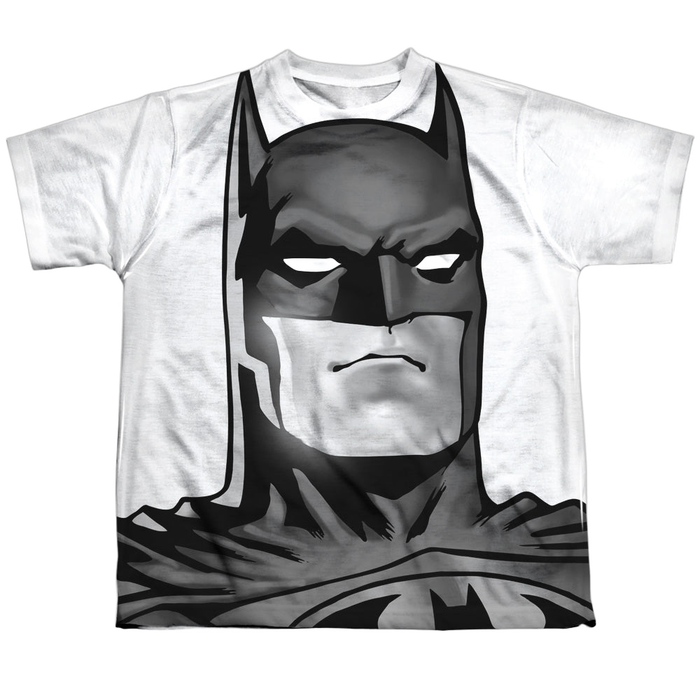 DC Batman Bw Bat Head - Youth All-Over Print T-Shirt Youth All-Over Print T-Shirt (Ages 8-12) Batman   