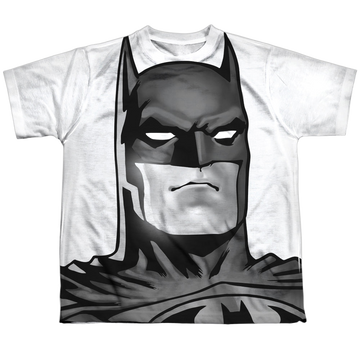 DC Batman Bw Bat Head - Youth All-Over Print T-Shirt Youth All-Over Print T-Shirt (Ages 8-12) Batman   