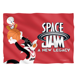 Space Jam - A New Legacy Sylvestor And Tweety Mono Color - Pillow Case Pillow Cases Space Jam - A New Legacy   