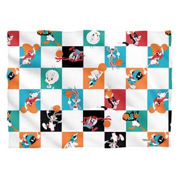 Space Jam - A New Legacy Character Tiles pillow case