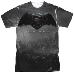 Batman v Superman Logo City - Men's All-Over Print T-Shirt Men's All-Over Print T-Shirt Batman   