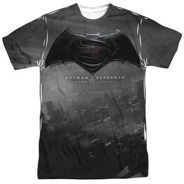 Batman v Superman Logo City men's all-over print t-shirt