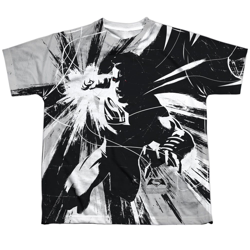 Batman v Superman Graphic Contrast - Youth All-Over Print T-Shirt Youth All-Over Print T-Shirt (Ages 8-12) Batman   