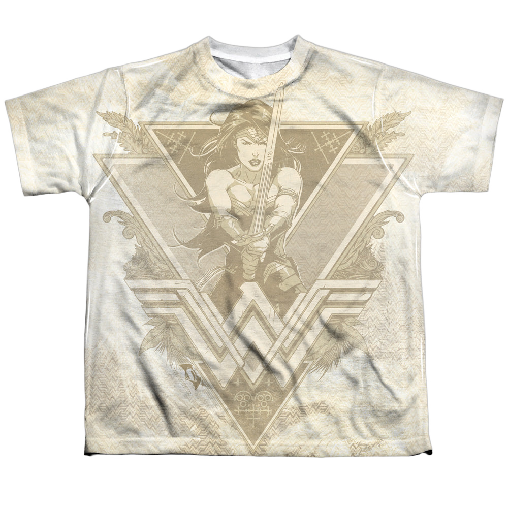 Batman v Superman Greek Goddess - Youth All-Over Print T-Shirt Youth All-Over Print T-Shirt (Ages 8-12) Batman   