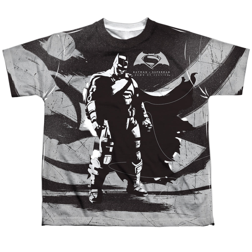 Batman v Superman Batman Contrast - Youth All-Over Print T-Shirt Youth All-Over Print T-Shirt (Ages 8-12) Batman   