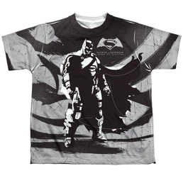 Batman v Superman Batman Contrast - Youth All-Over Print T-Shirt Youth All-Over Print T-Shirt (Ages 8-12) Batman   
