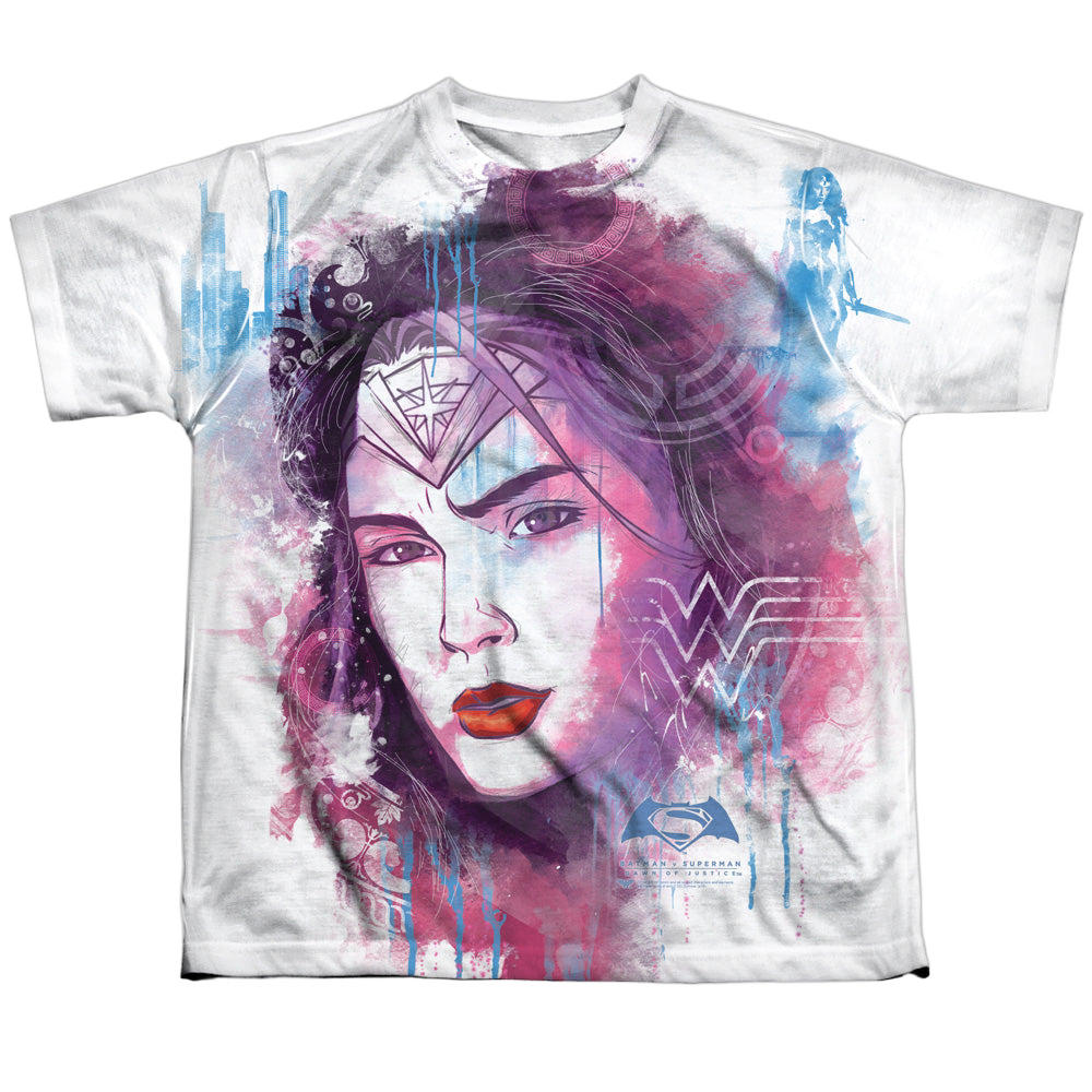Batman v Superman Watercolor Wonder Sub - Youth All-Over Print T-Shirt Youth All-Over Print T-Shirt (Ages 8-12) Batman   
