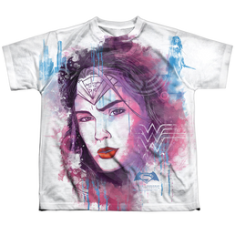 Batman v Superman Watercolor Wonder Sub - Youth All-Over Print T-Shirt Youth All-Over Print T-Shirt (Ages 8-12) Batman   