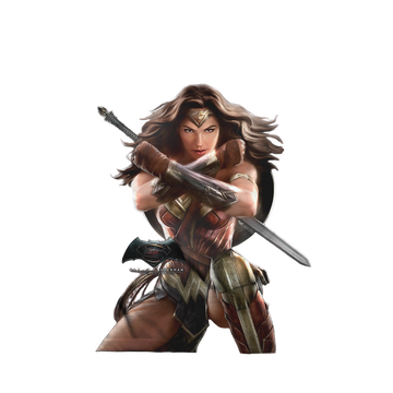 Batman v Superman Wonder Woman Light youth all-over print t-shirt for ages 8 to 12