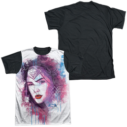Batman v Superman Watercolor Wonder Sub - Men's Black Back T-Shirt Men's Black Back T-Shirt Batman   