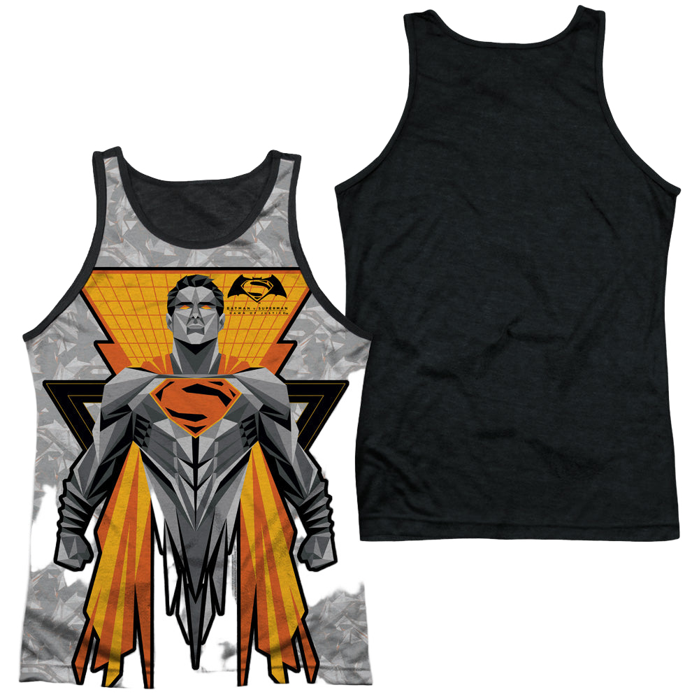 Batman v Superman Super Tech Sub - Men's Black Back Tank Top Men's Black Back Tank Batman   