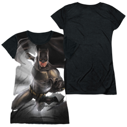 Batman v Superman Batman Light - Juniors Black Back T-Shirt Juniors Black Back T-Shirt Batman   